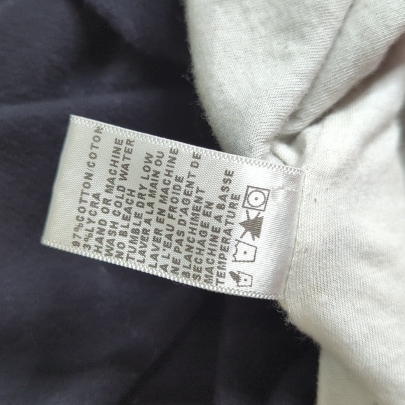 James Perse LA Double Breasted Soft Cotton Jersey Knit Jacket Blazer Black 3 M/L - Picture 12 of 13